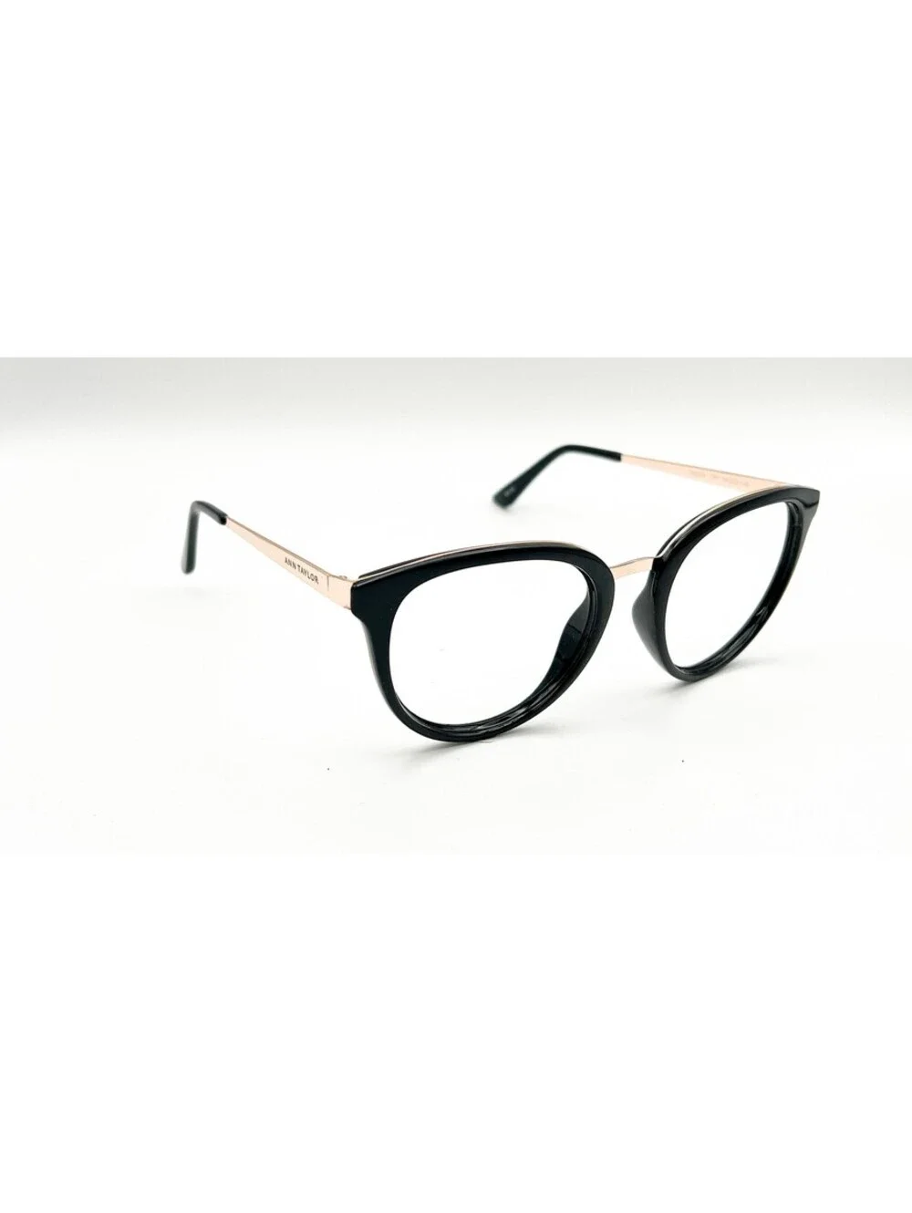 Ann Taylor 528264 C01 Black Gold Authentic Eyeglasses 54-20-140